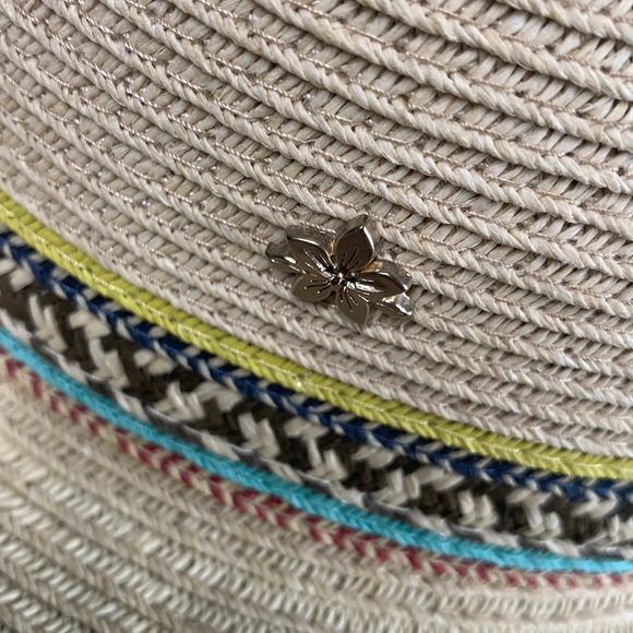 Cappelli tan western straw hat with colorful embroidered accents main image 6
